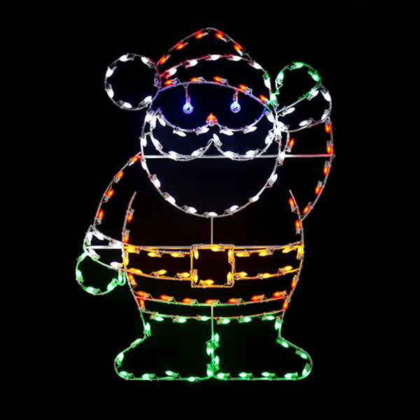 Colorful LED Pole Mount Decorations