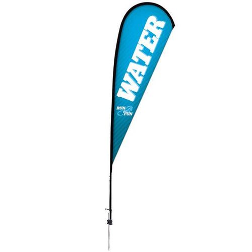 11.5' Teardrop Flag - Advertising Banner Kit - Single Sided