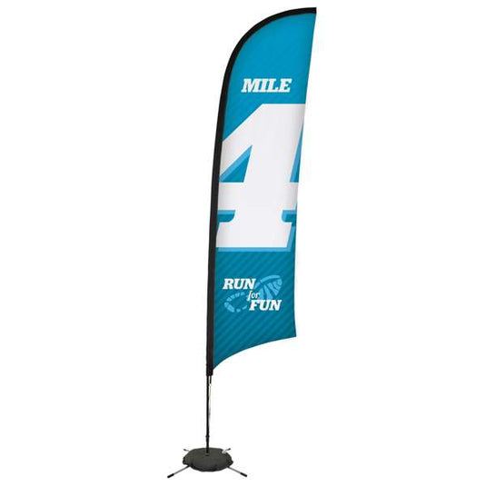 13' Feather Flag - Razor Banner Flag Kit - Single-Sided