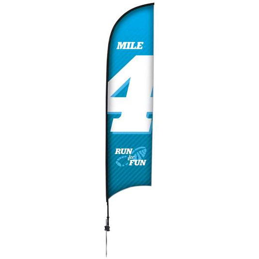 13' Feather Flag - Razor Banner Flag Kit - Single-Sided