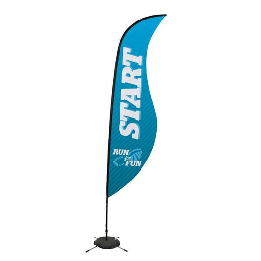 13' Sabre Flag - Advertising Banner Kit