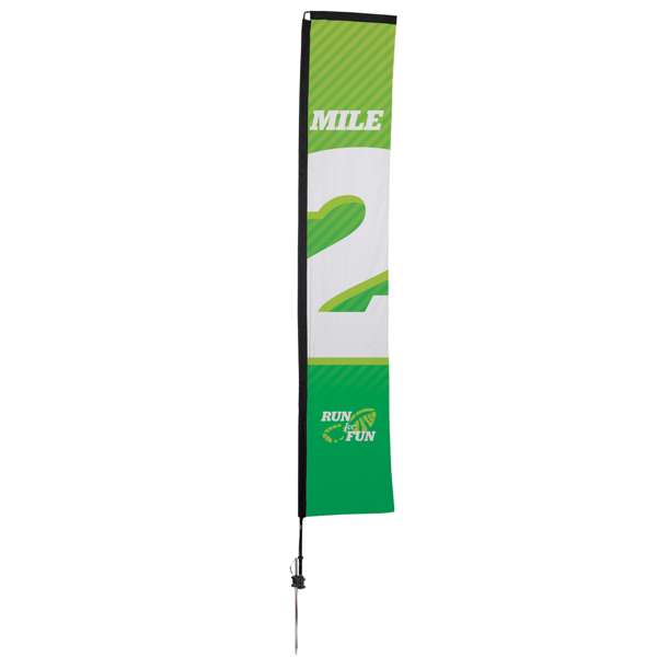 Load image into Gallery viewer, 14.5&#39; Rectangle Flag - Advertising Banner Kit - Single Sided
