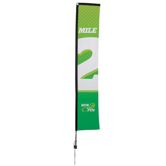 14.5' Rectangle Flag - Advertising Banner Kit - Single Sided