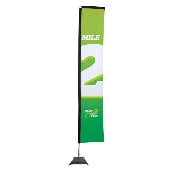 Load image into Gallery viewer, 14.5&#39; Rectangle Flag - Advertising Banner Kit - Single Sided
