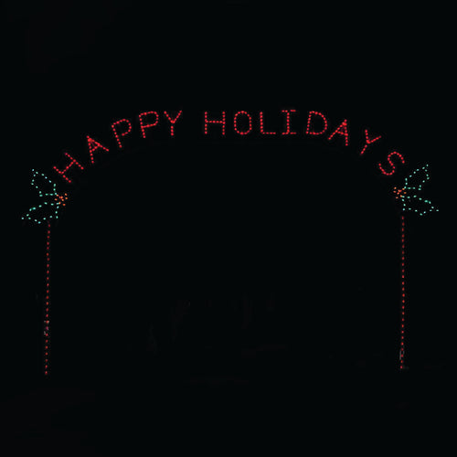 17' x 22' Happy Holidays Arch