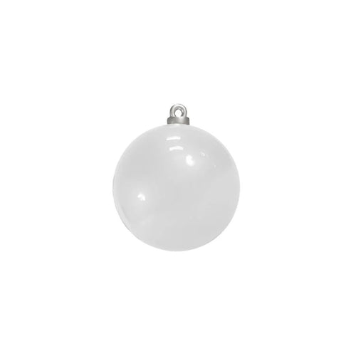 2' White Christmas Ball Ornament Fiberglass Christmas Decoration