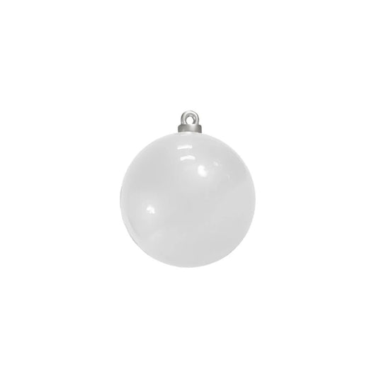 3.25' White Christmas Ball Ornament Fiberglass Christmas Decoration