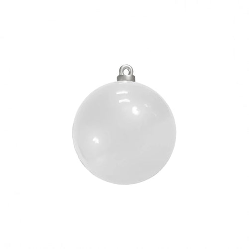 3' White Christmas Ball Ornament Fiberglass Christmas Decoration