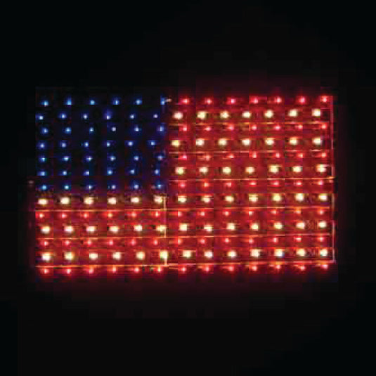 3' American Flag Ground Mount Christmas Decoration