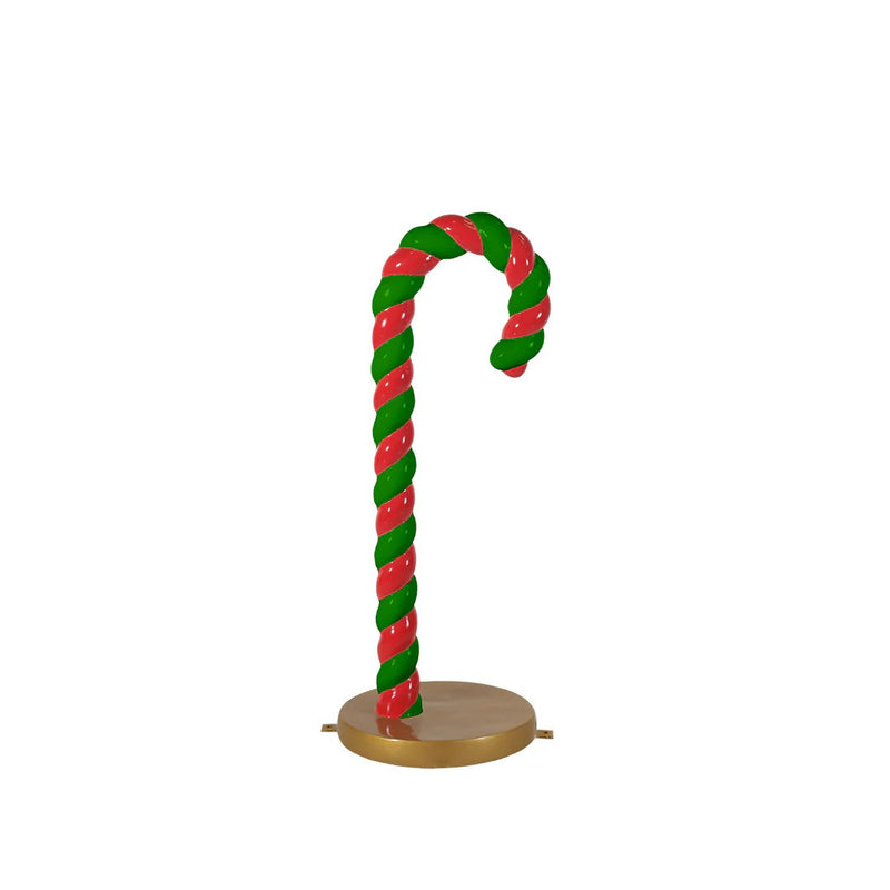 Load image into Gallery viewer, 4&#39; Candy Cane Fiberglass Christmas Decoration
