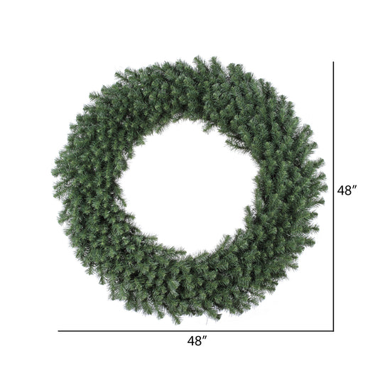 48" Unlit Artificial Commercial Christmas Wreath