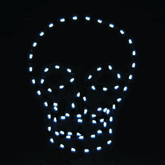 4' Skull Pole Mount Halloween Light Display