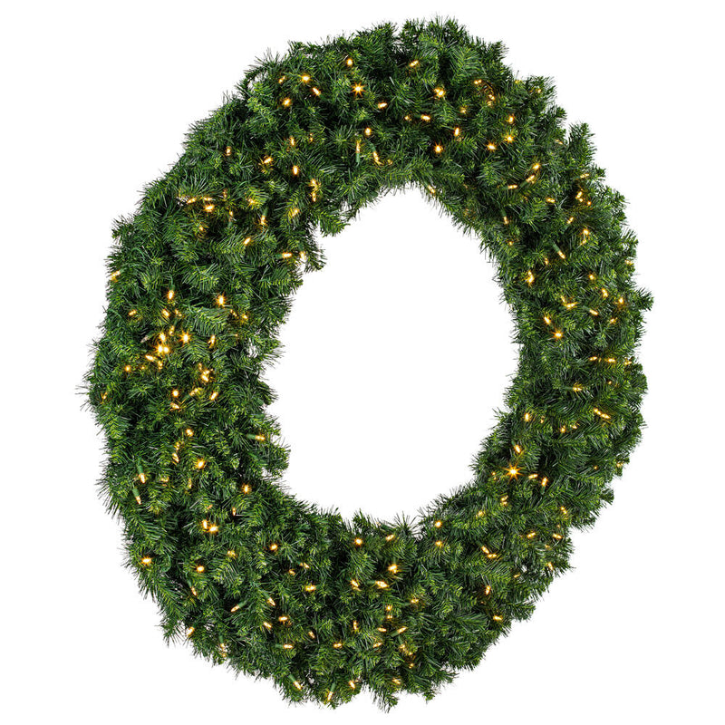 Load image into Gallery viewer, 60&quot; Pre-Lit LED Artificial Commercial Christmas Wreath
