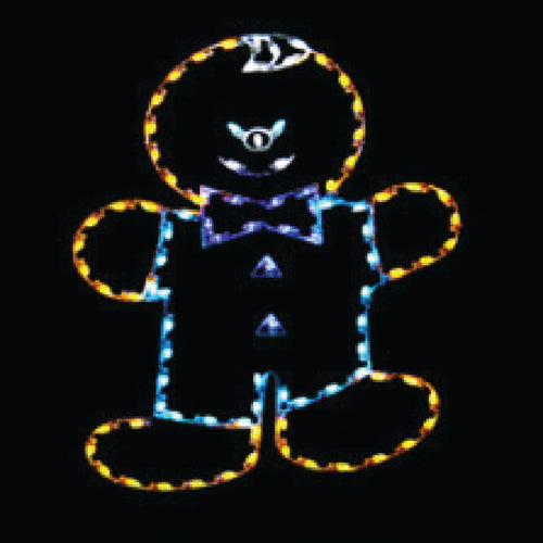 6' Gingerbread Boy Ground Mount Christmas Decoration