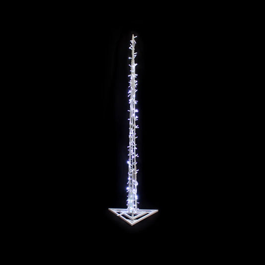 7' Ice Thorn Christmas Light Decoration