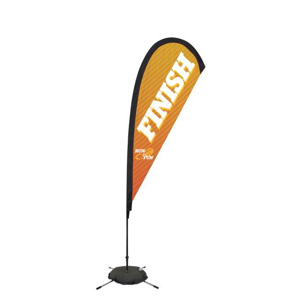 Load image into Gallery viewer, 8&#39; Teardrop Flag - Advertising Banner Kit - Single Sided
