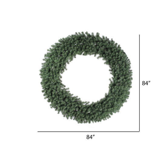 84" Unlit Artificial Commercial Christmas Wreath