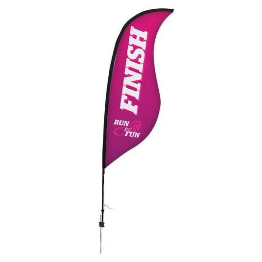 9' Sabre Flag - Advertising Banner Kit