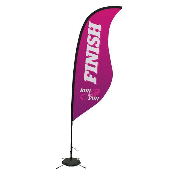 Load image into Gallery viewer, 9&#39; Sabre Flag - Advertising Banner Kit
