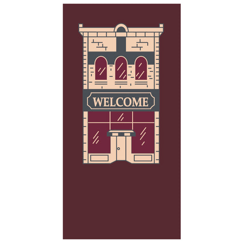 BS100 Building Welcome - Pole Banner