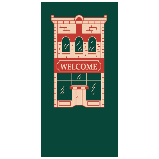 BS100 Building Welcome - Pole Banner