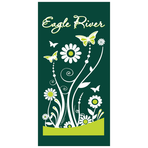 BS619 Wild Flowers - Pole Banner