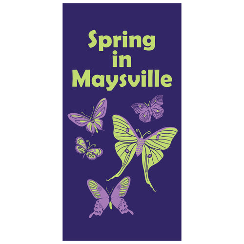 BS646 Butterflies - Pole Banner