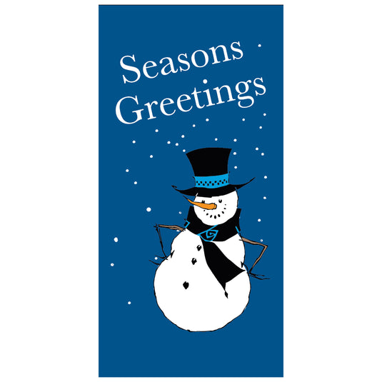 BS722 Snowman - Pole Banner