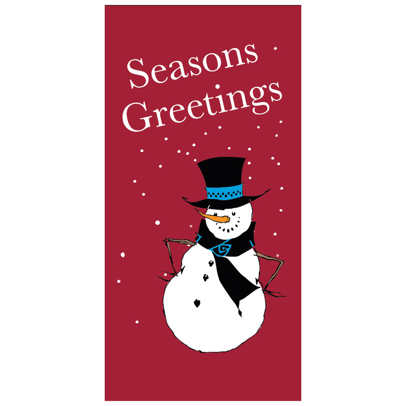 Load image into Gallery viewer, BS722 Snowman - Pole Banner
