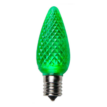 Green LED Christmas Light Bulbs