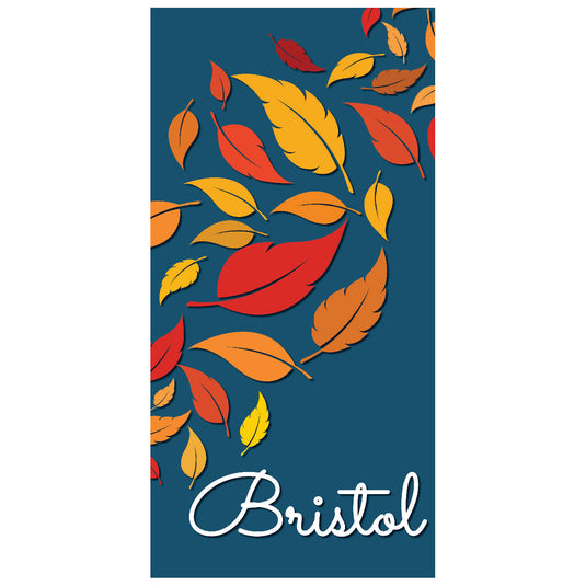 D461 Blue Autumn - Pole Banner