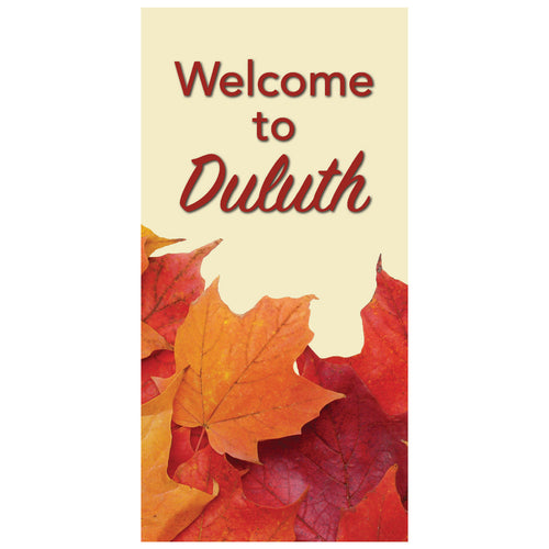 D527 Autumn Leaves - Pole Banner