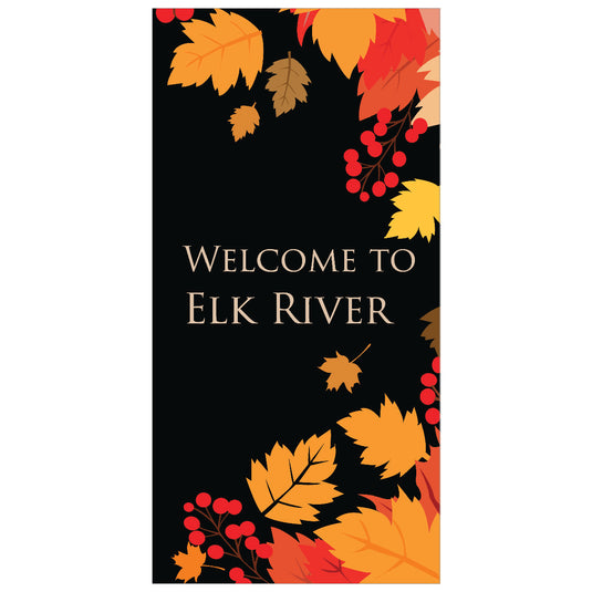 D557 Fall Berries - Pole Banner