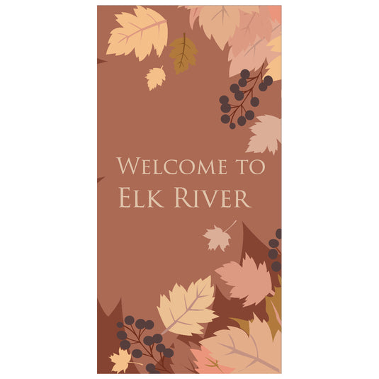 D557 Fall Berries - Pole Banner