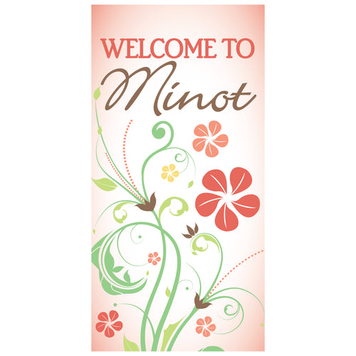 D566 Spring Plants - Pole Banner