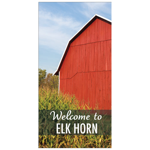 D571 Cornfield Barn - Pole Banner