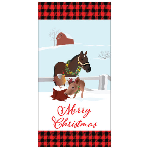 D605 Farm Holiday - Pole Banner