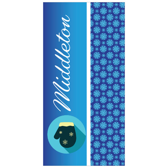 D607 Seasonal Welcome Winter - Pole Banner