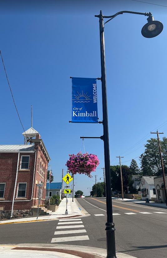 D613 Welcome Sunshine and Waves - Pole Banner