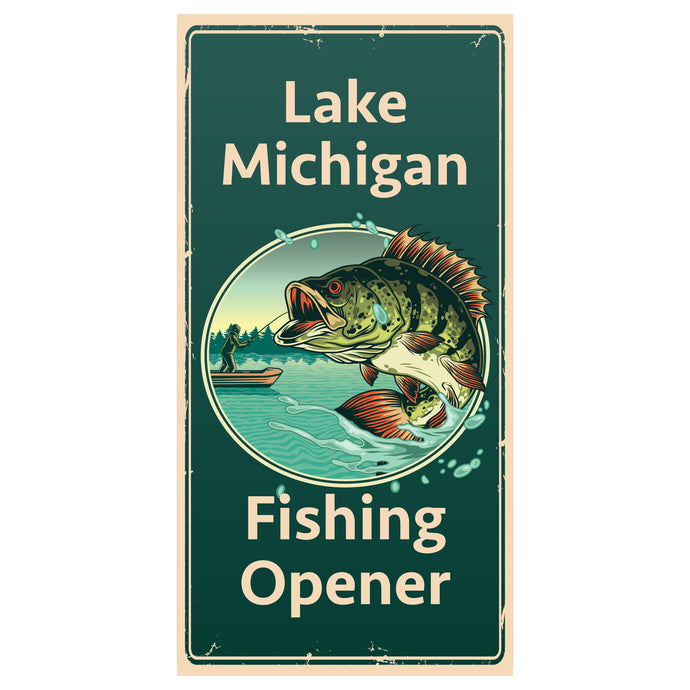 D622 Boat Fishing Opener - Pole Banner