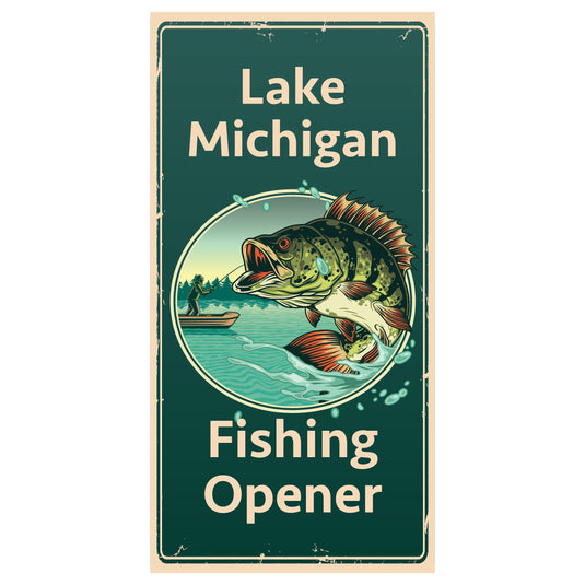 D622 Boat Fishing Opener - Pole Banner