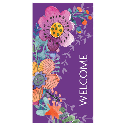 D727 Happy Spring - Pole Banner