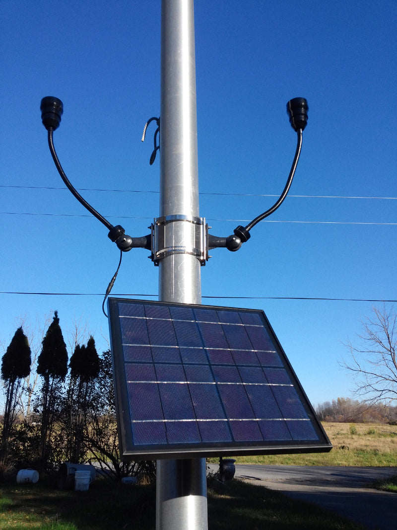 Load image into Gallery viewer, High End CREE Bullhorn Solar Lighting Kit
