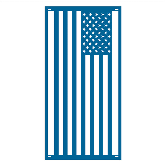 M110 American Flag - Metal Pole Banner