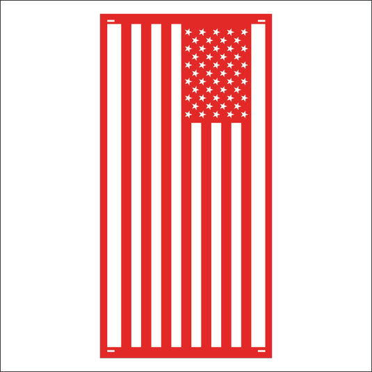 M110 American Flag - Metal Pole Banner