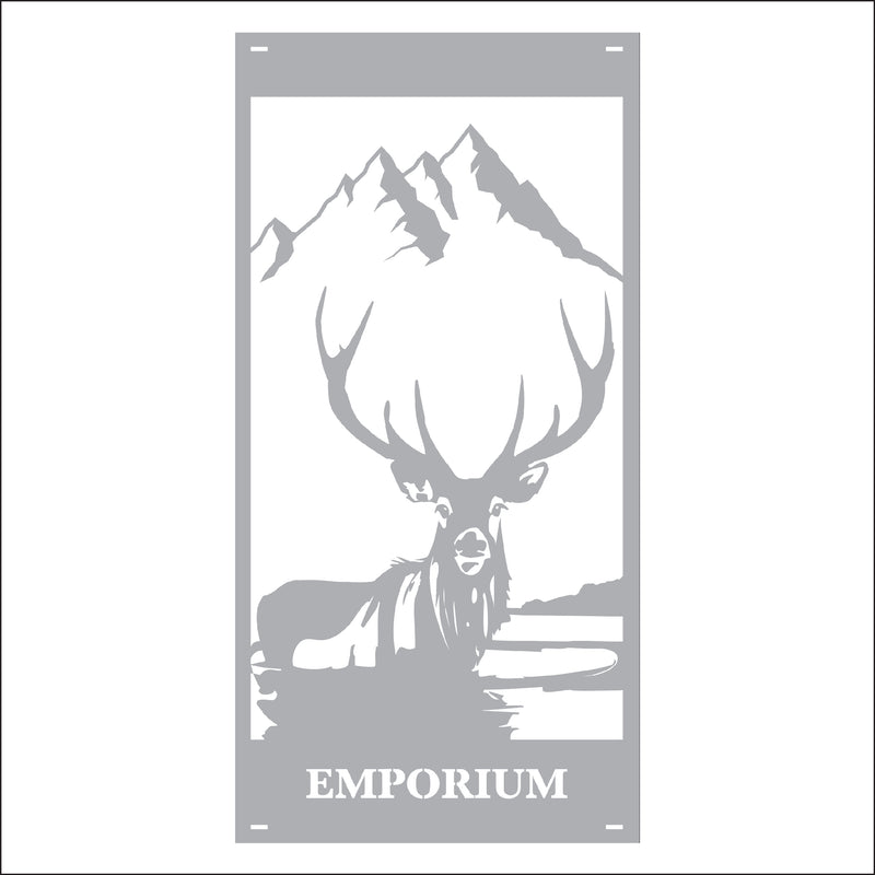 Load image into Gallery viewer, M113 Mountain Wildlife - Metal Pole Banner
