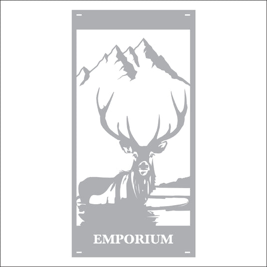 M113 Mountain Wildlife - Metal Pole Banner