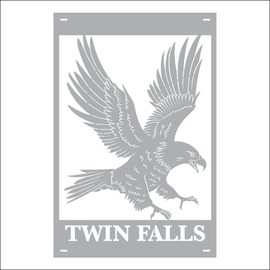 M114 Bald Eagle - Metal Pole Banner