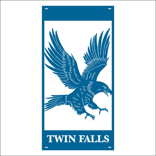 M114 Bald Eagle - Metal Pole Banner