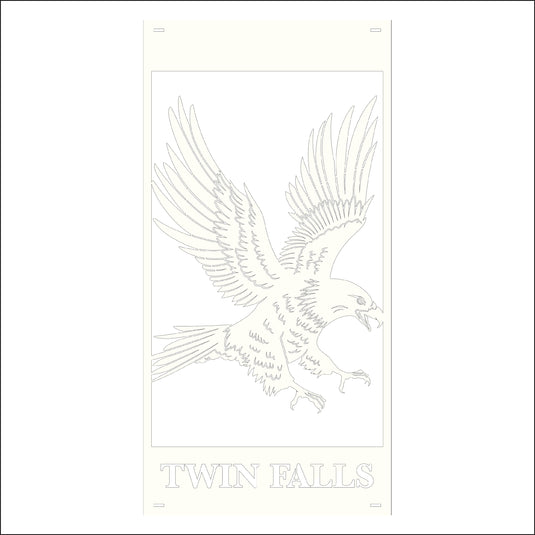 M114 Bald Eagle - Metal Pole Banner